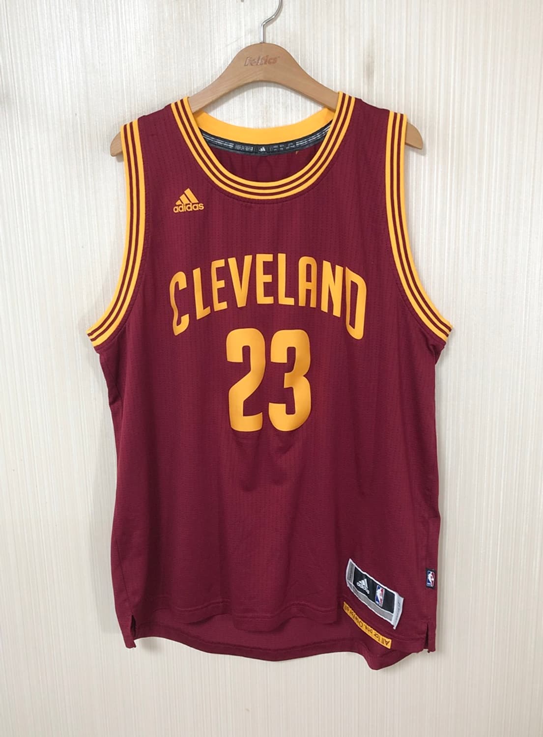 NBA 아디다스 클리블랜드캐벌리어스 스윙맨져지 XL #23 르브론제임스 상품이미지1