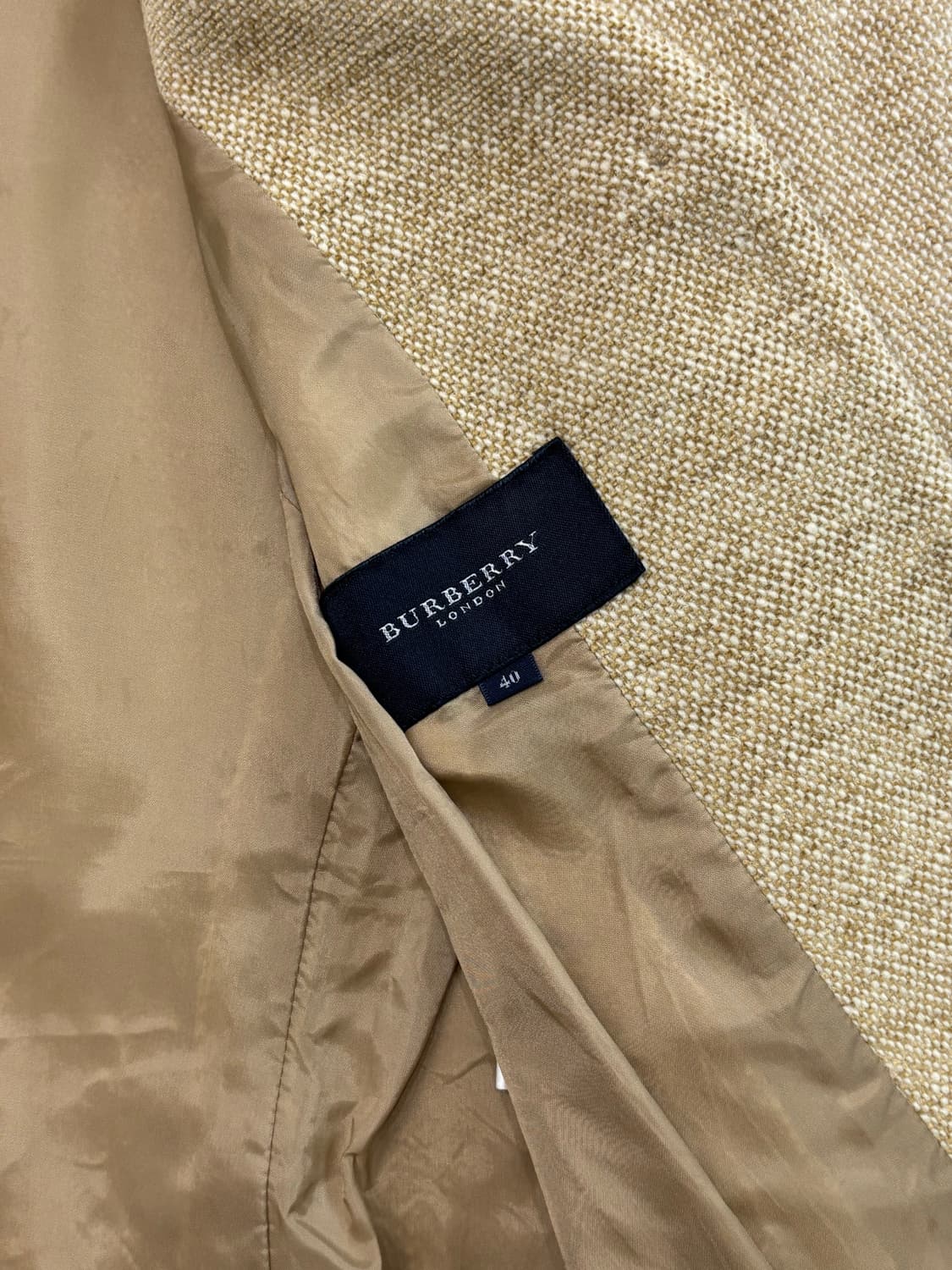 Burberry 버버리 옐로우베이지 울 혼방 블레이저 상품이미지6