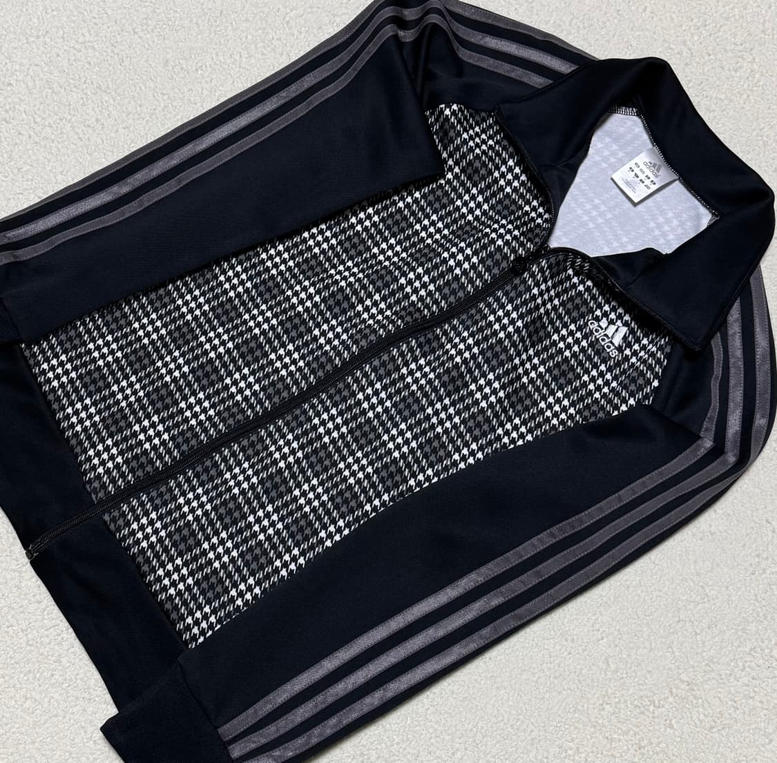아디다스 블랙 체크 져지 상품이미지3