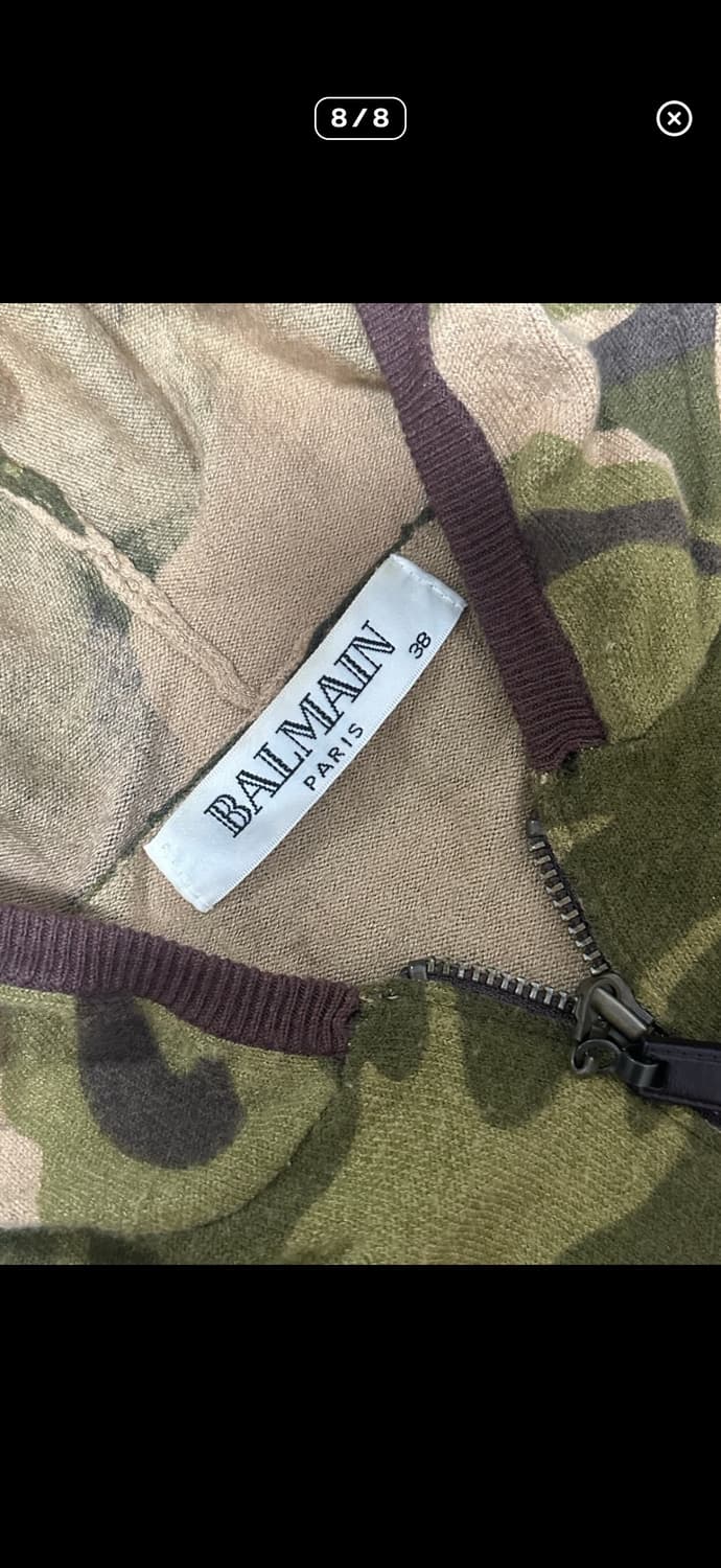 y2k 딱붙 카모 후드집업 상품이미지4