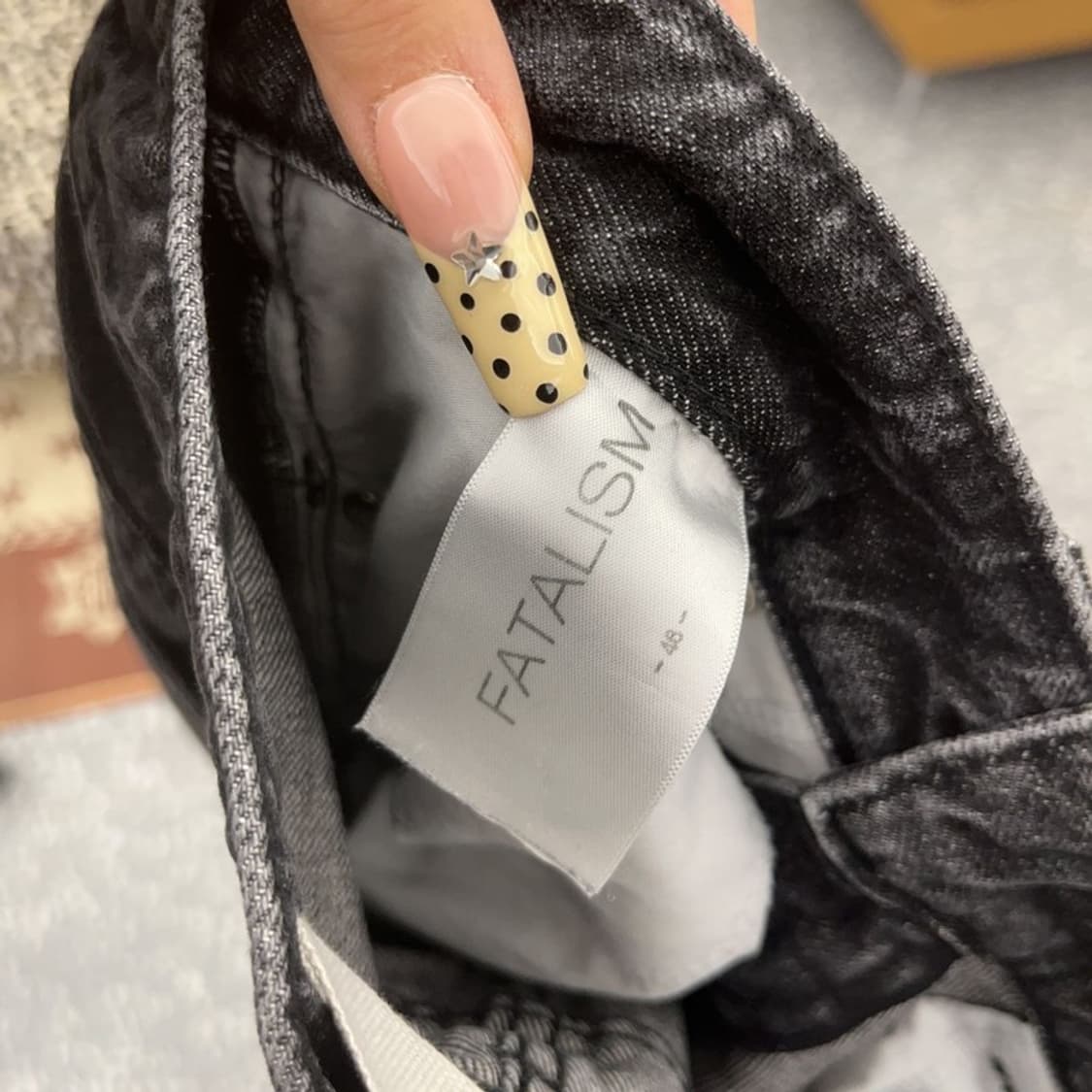 페이탈리즘 모던 캐주얼 빈티지 흑청 데님팬츠 46 C09724 상품이미지6