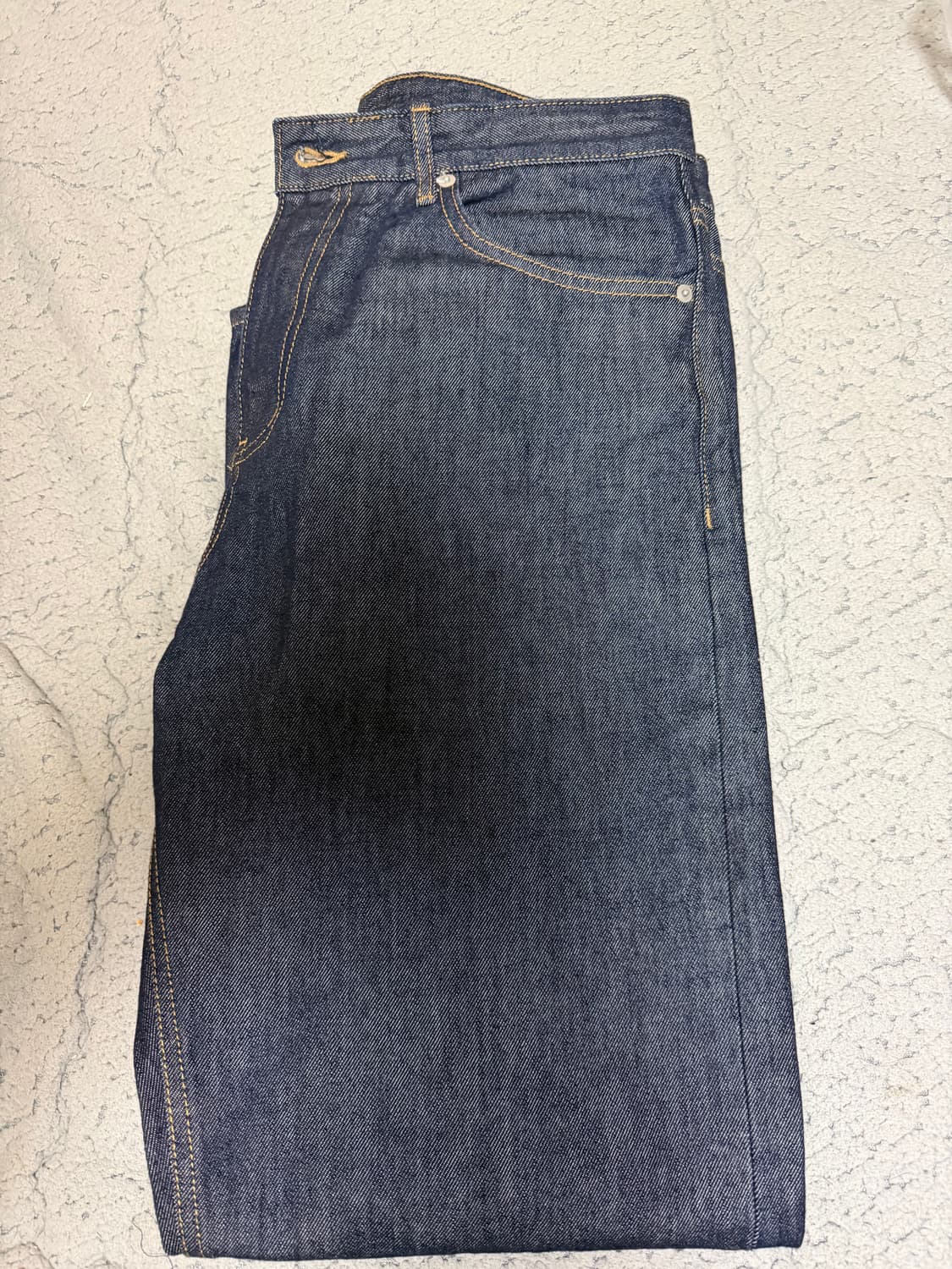 인더로우 5pk 레귤러 스트레이트 데님 인디고 블루 상품이미지3