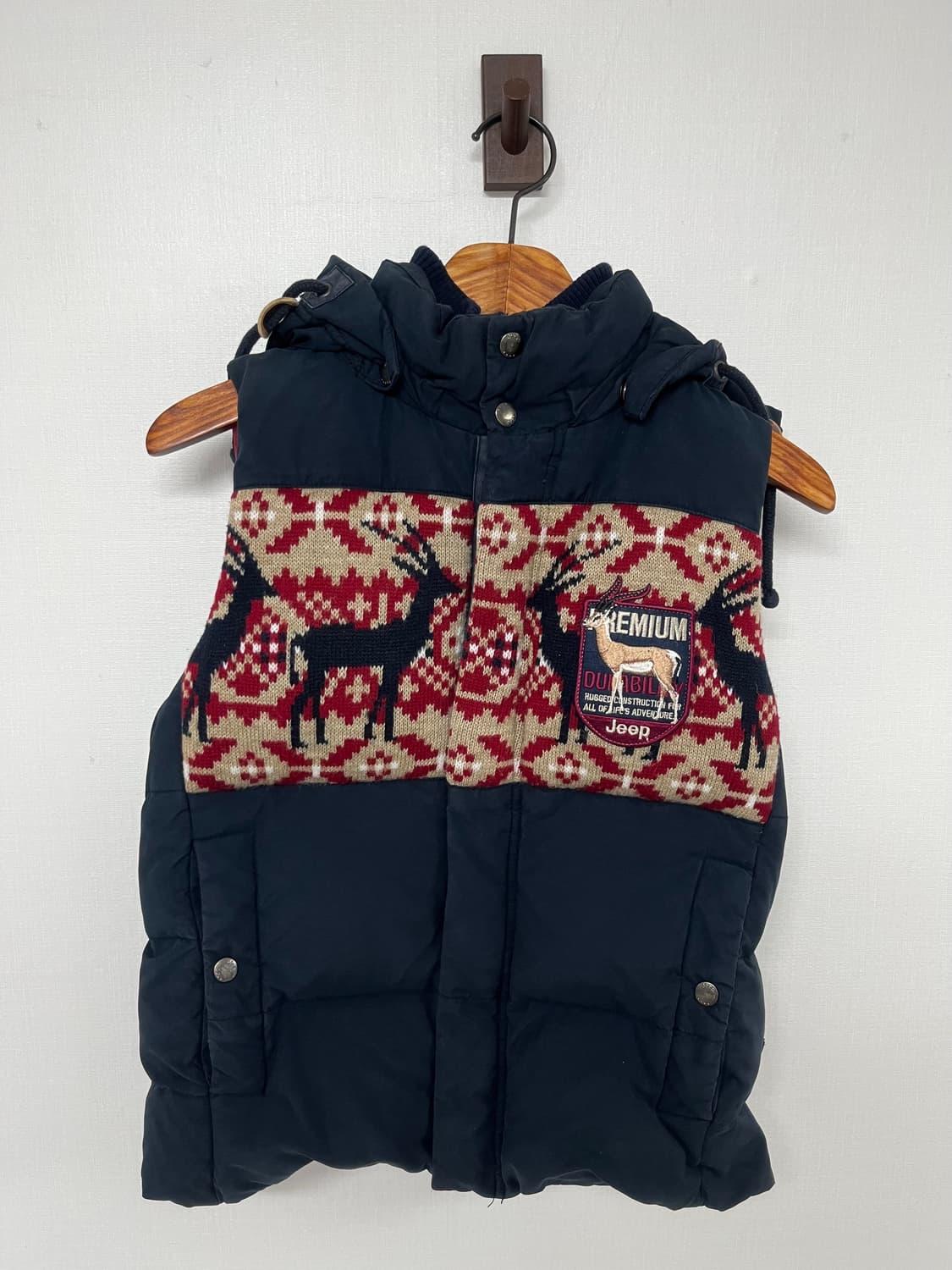 [s] jeep 지프 노르딕 패딩 조끼 상품이미지1