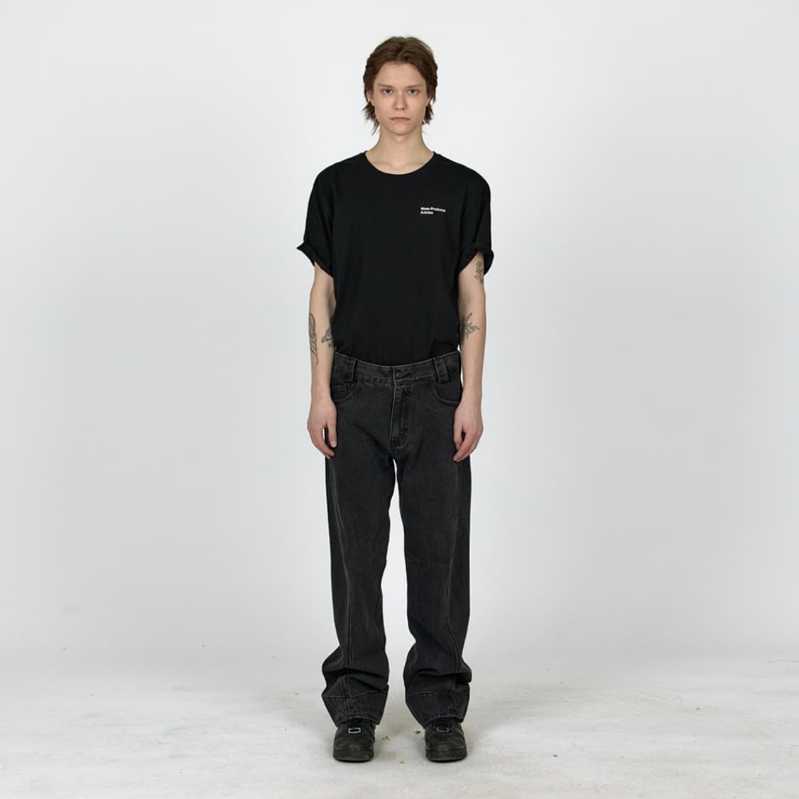 Mpa drift denim pants 플라스틱프로덕트 드리프트 데님팬츠 상품이미지1