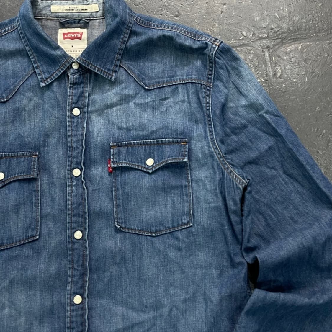 95 리바이스 데님 웨스턴 셔츠  상품이미지2