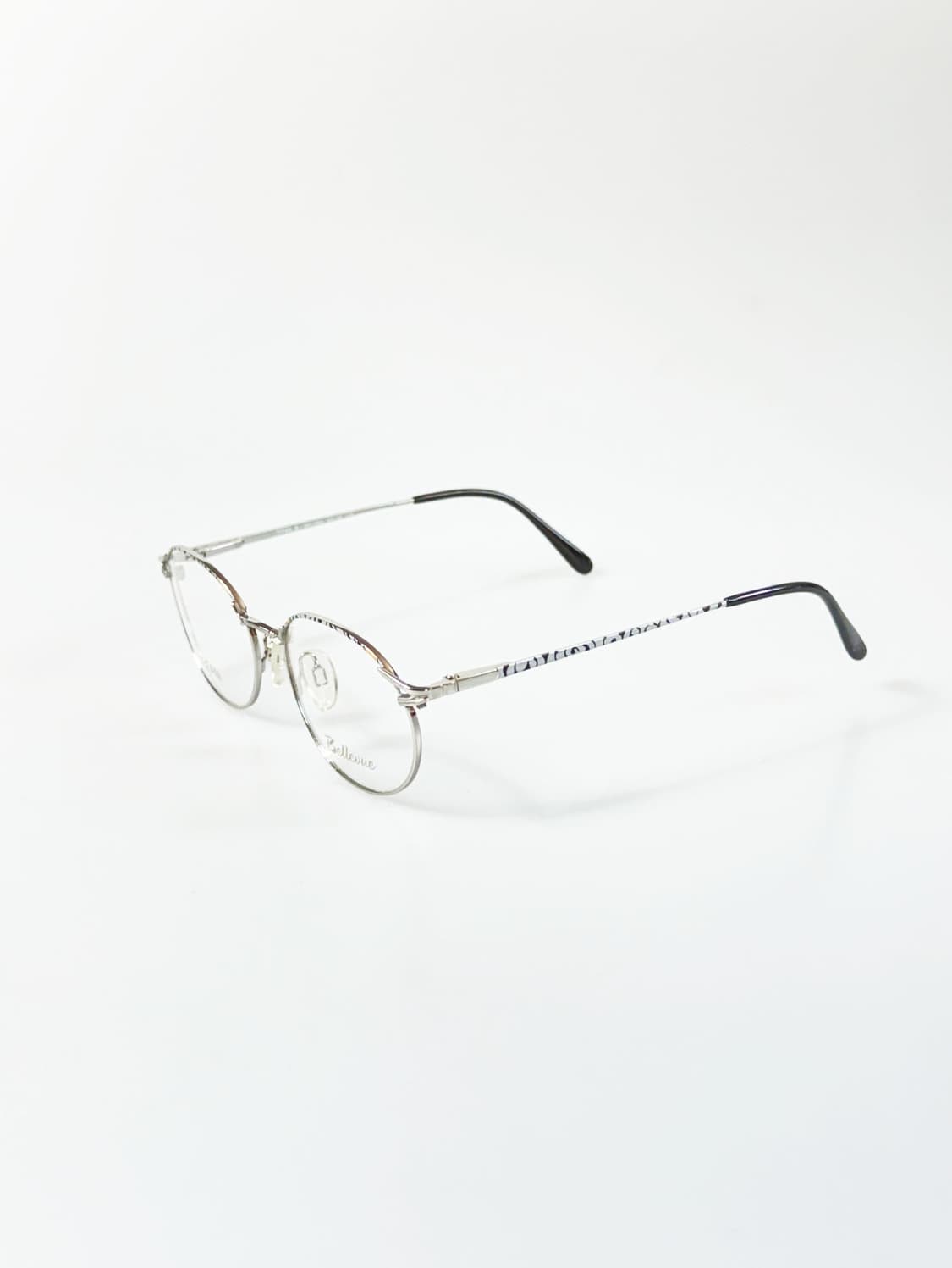 독일제 BELLEVUE 실버 티타늄 오벌 프레임 빈티지 안경 상품이미지3