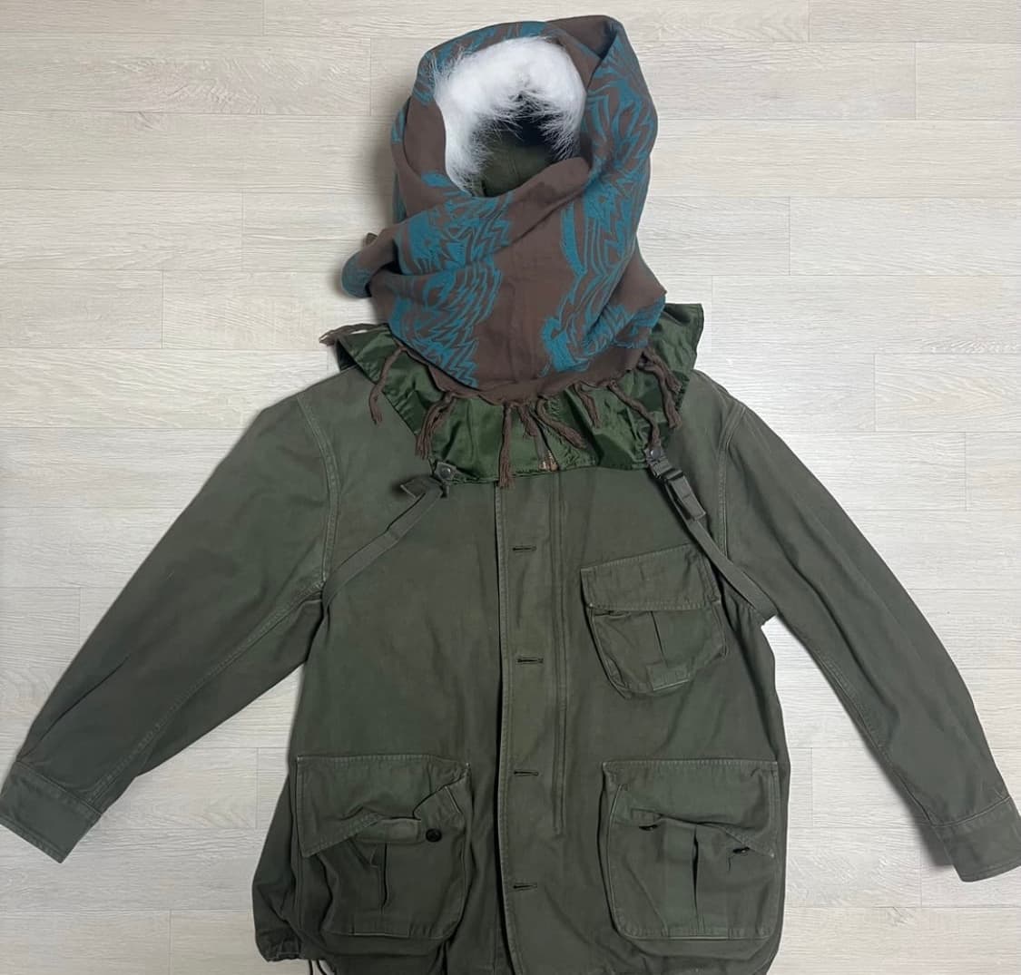 언더커버 02 HAZE 웨이브 스카프 상품이미지6