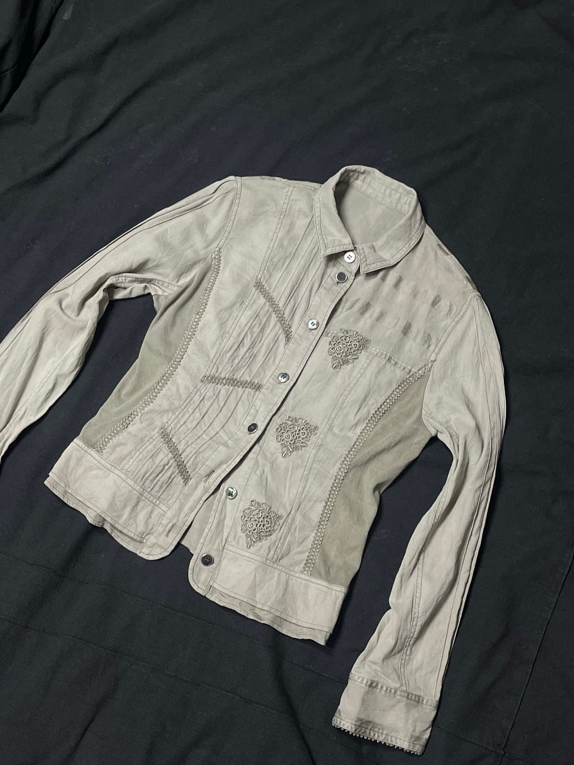 Gothic slim fit grey shirt 상품이미지2