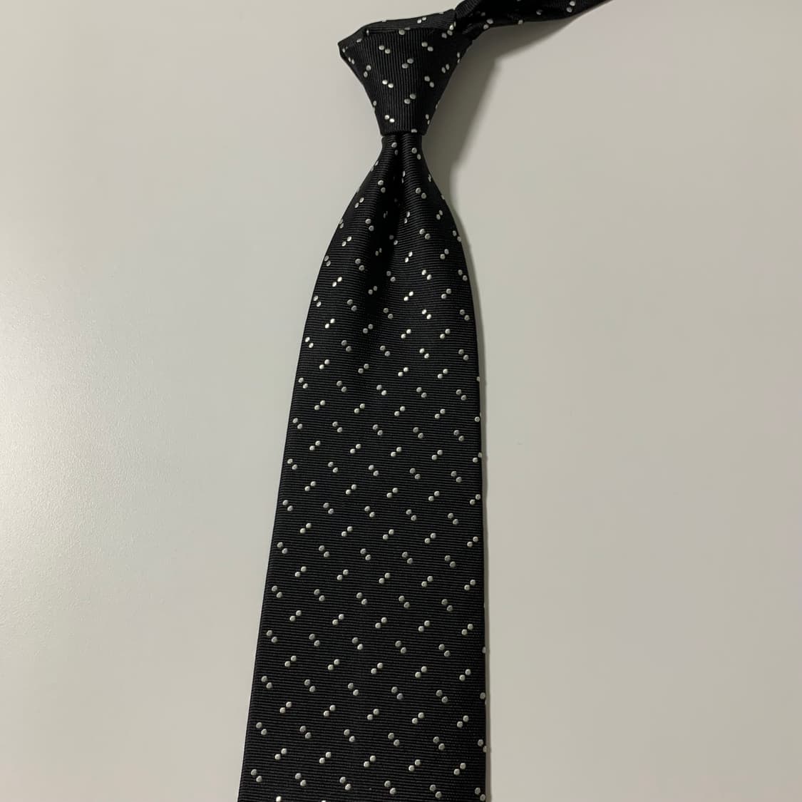 폴스미스(Paul smith) 블랙 도트넥타이 명품 A+등급 9.7cm 상품이미지8