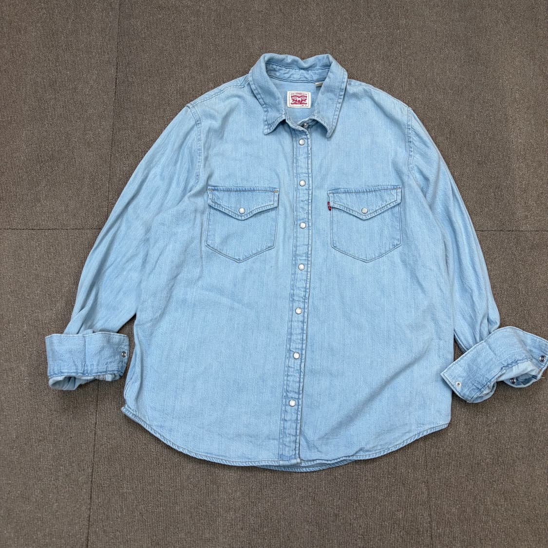 levis 리바이스 우먼스웨스턴  데님 셔츠 m  상품이미지1