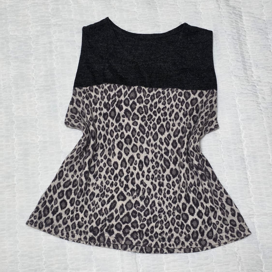 호피 레오파드 긱시크 슬리브리스 상품이미지3