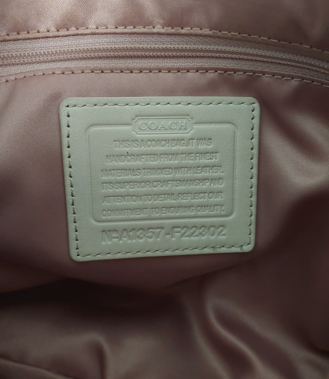 SALE🫶[정품] 코치 아이보리 투웨이백 상품이미지10