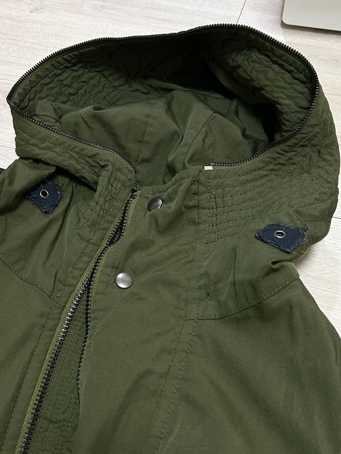 Takeo kikuchi 하이넥 투웨이 야상 상품이미지2