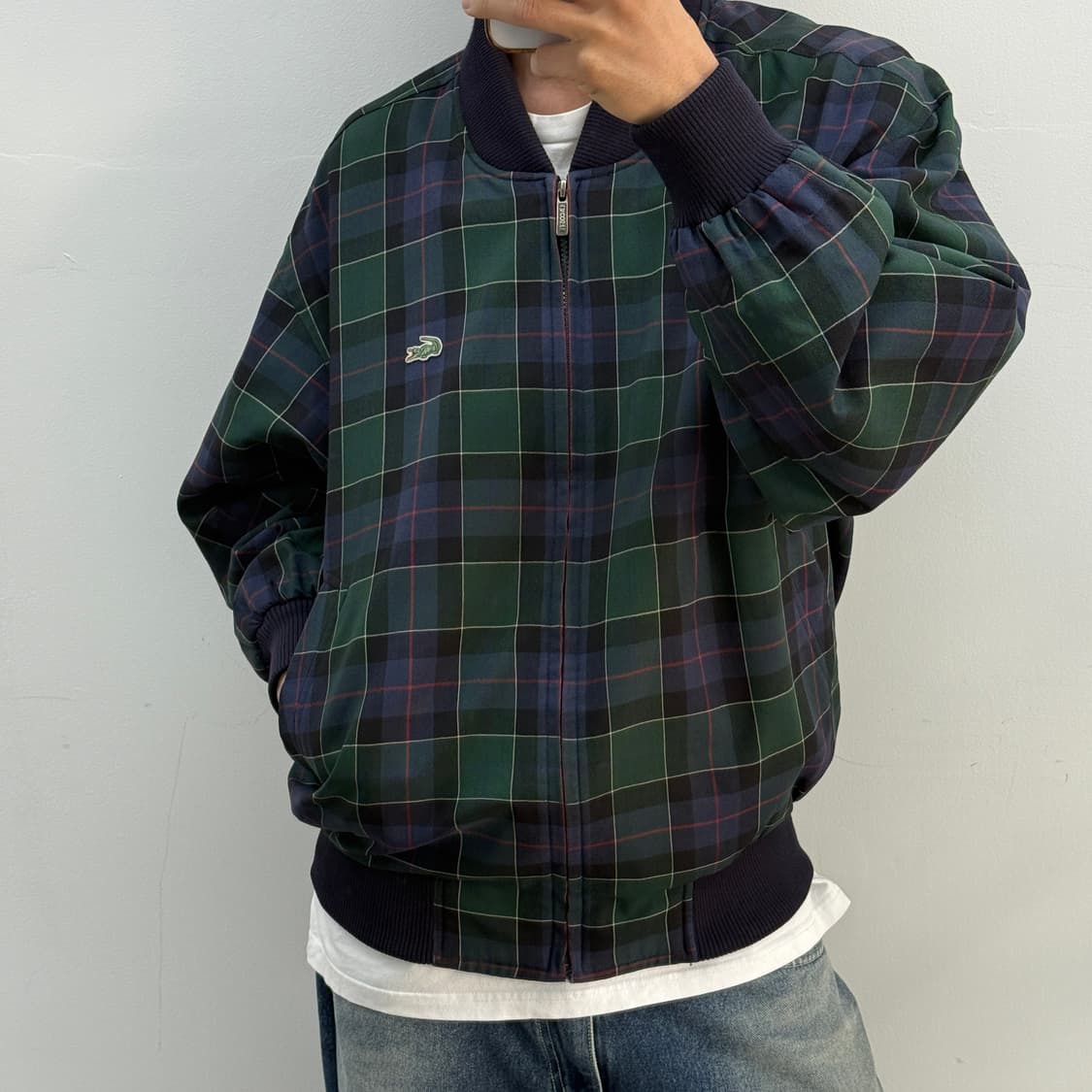 빈티지 라코스테 남성 집업 자켓 상품이미지1