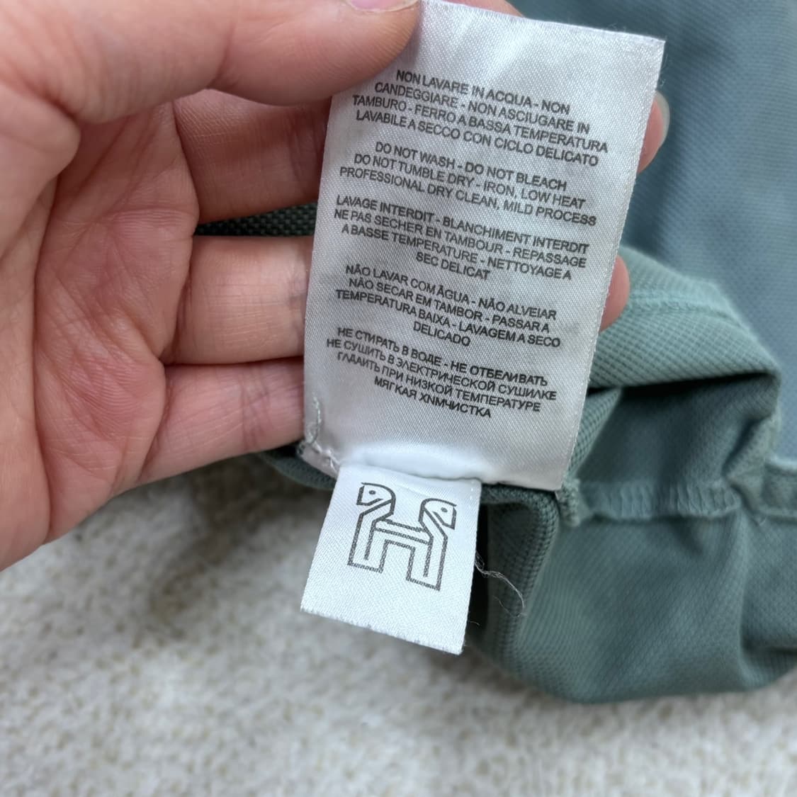 50 빈티지 삼각로고 반팔 카라 티셔츠 0317E 상품이미지6