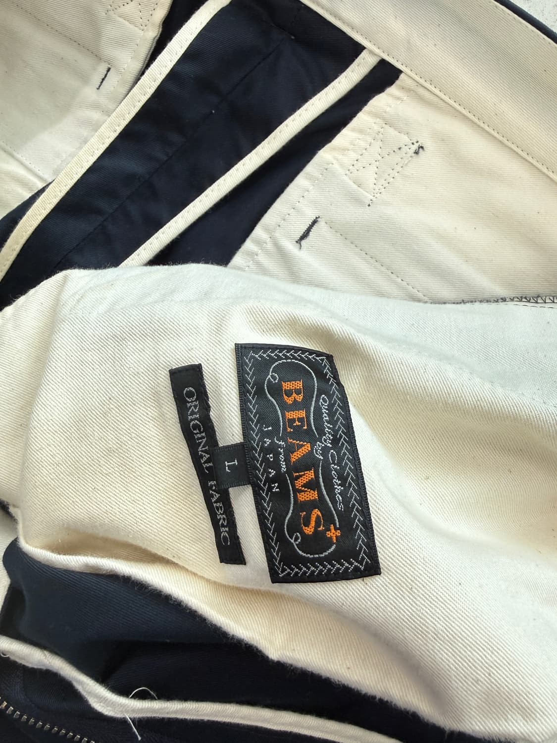 빔즈플러스 치노 셋업 L 네이비 상품이미지4