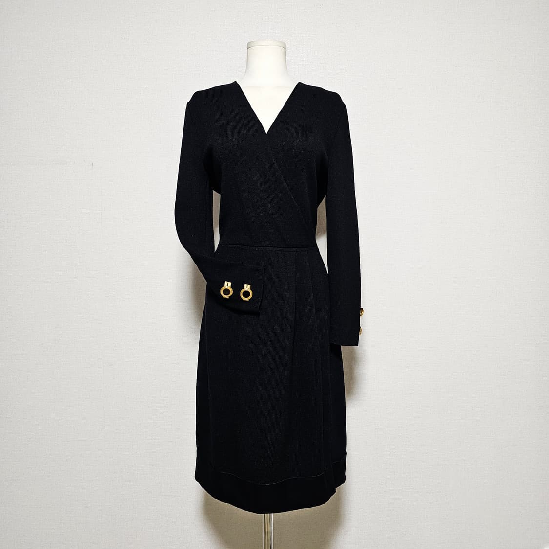 센죤 St.John 울80혼방 니트 원피스 (55-날씬66) 상태최상 상품이미지1