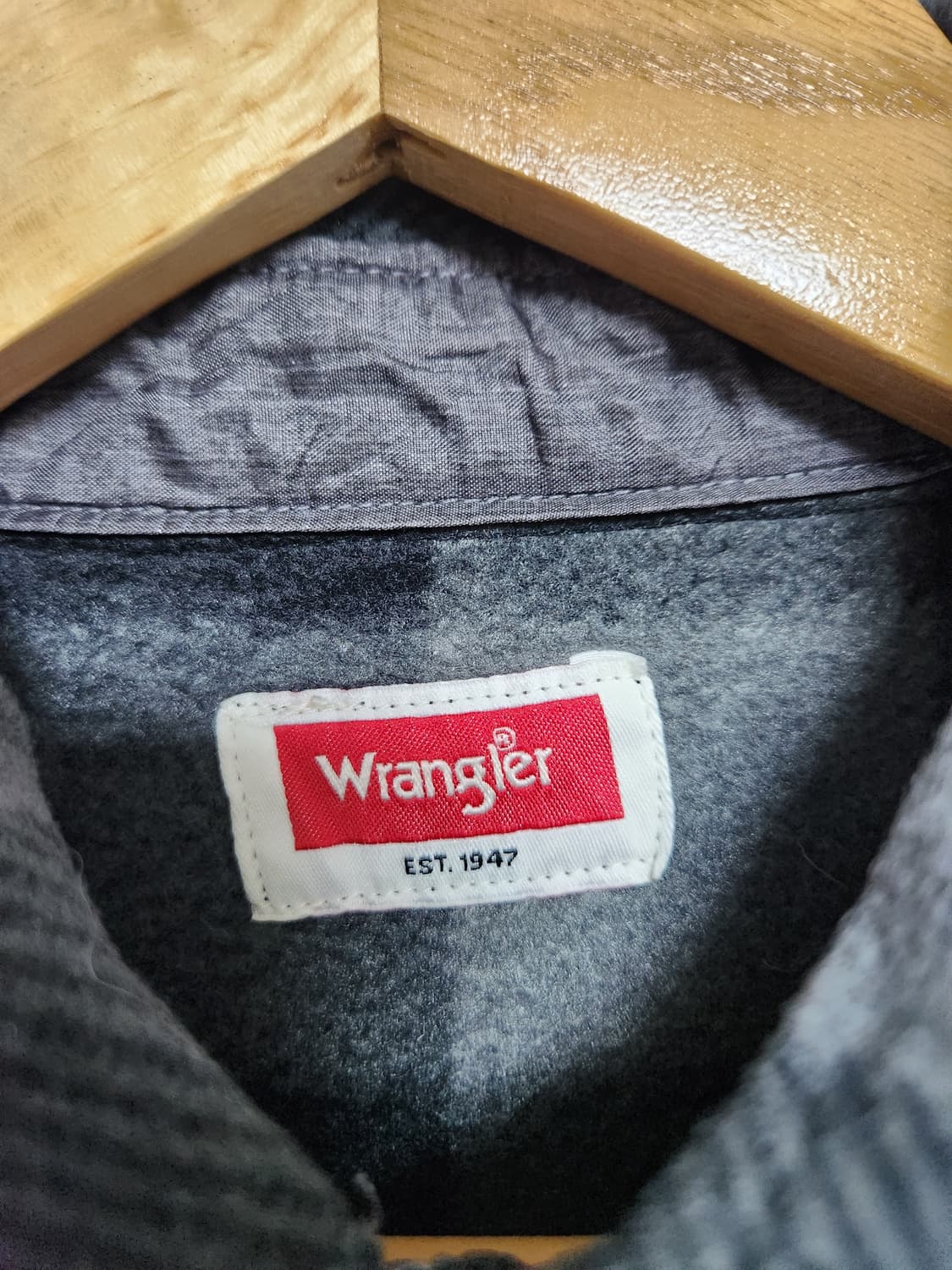 랭글러Wrangler 체크 플란넬 셔츠 L - S78 상품이미지4