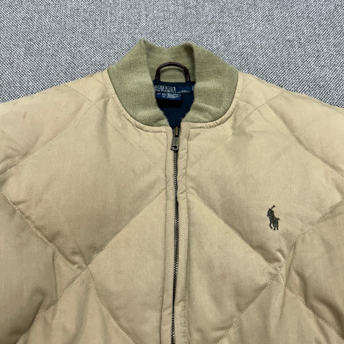 폴로 빈티지 다이아몬드 푸퍼 패딩(M) 상품이미지4