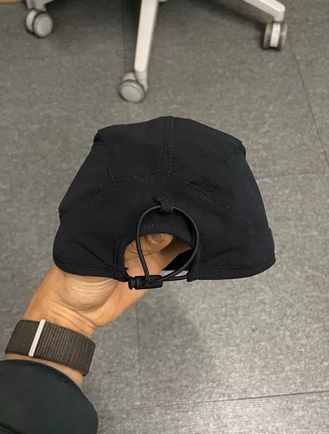 roa 로아 캡 러닝 모자 하이킹 블랙 상품이미지2