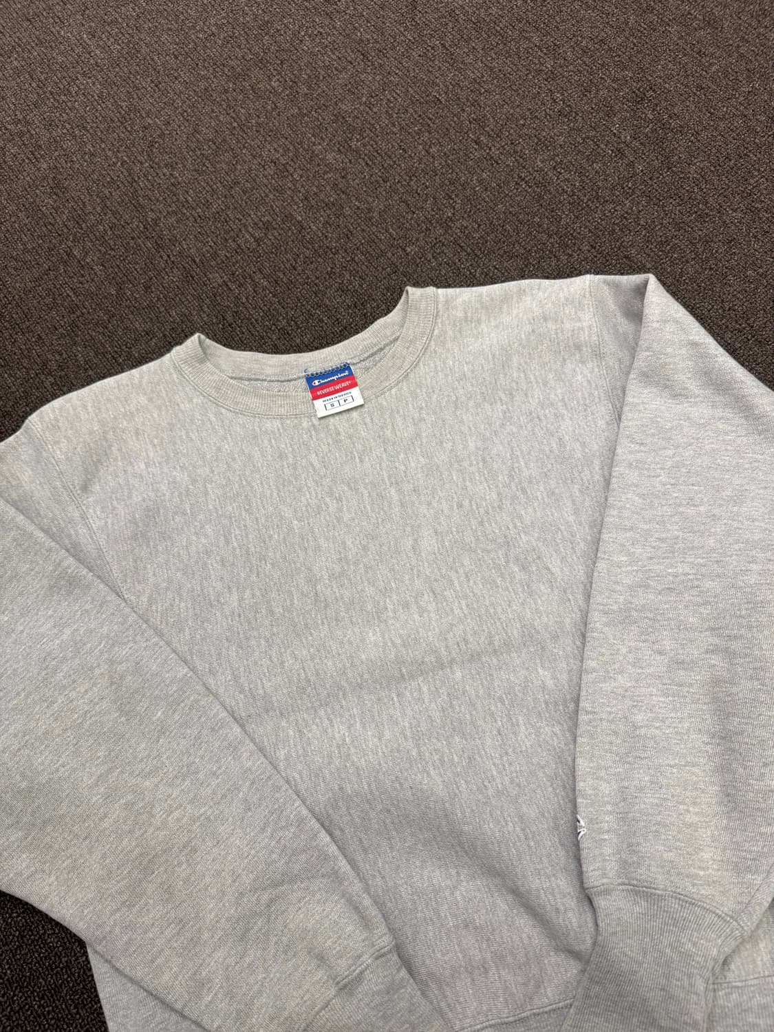 S)챔피온 빈티지 그레이 스웻셔츠 상품이미지3