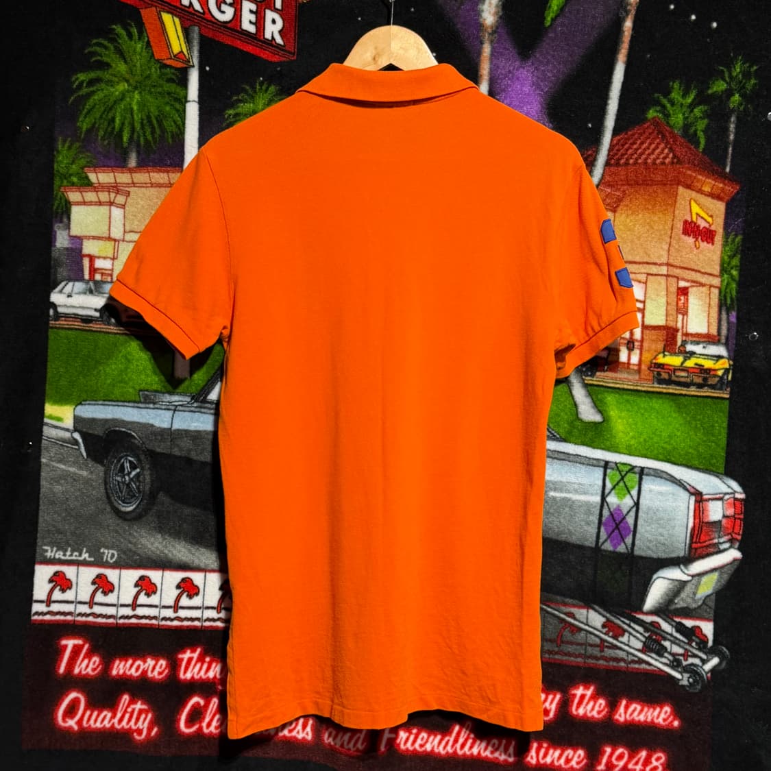 폴로랄프로렌 빅포니 반팔 카라티 M 오렌지 상품이미지4