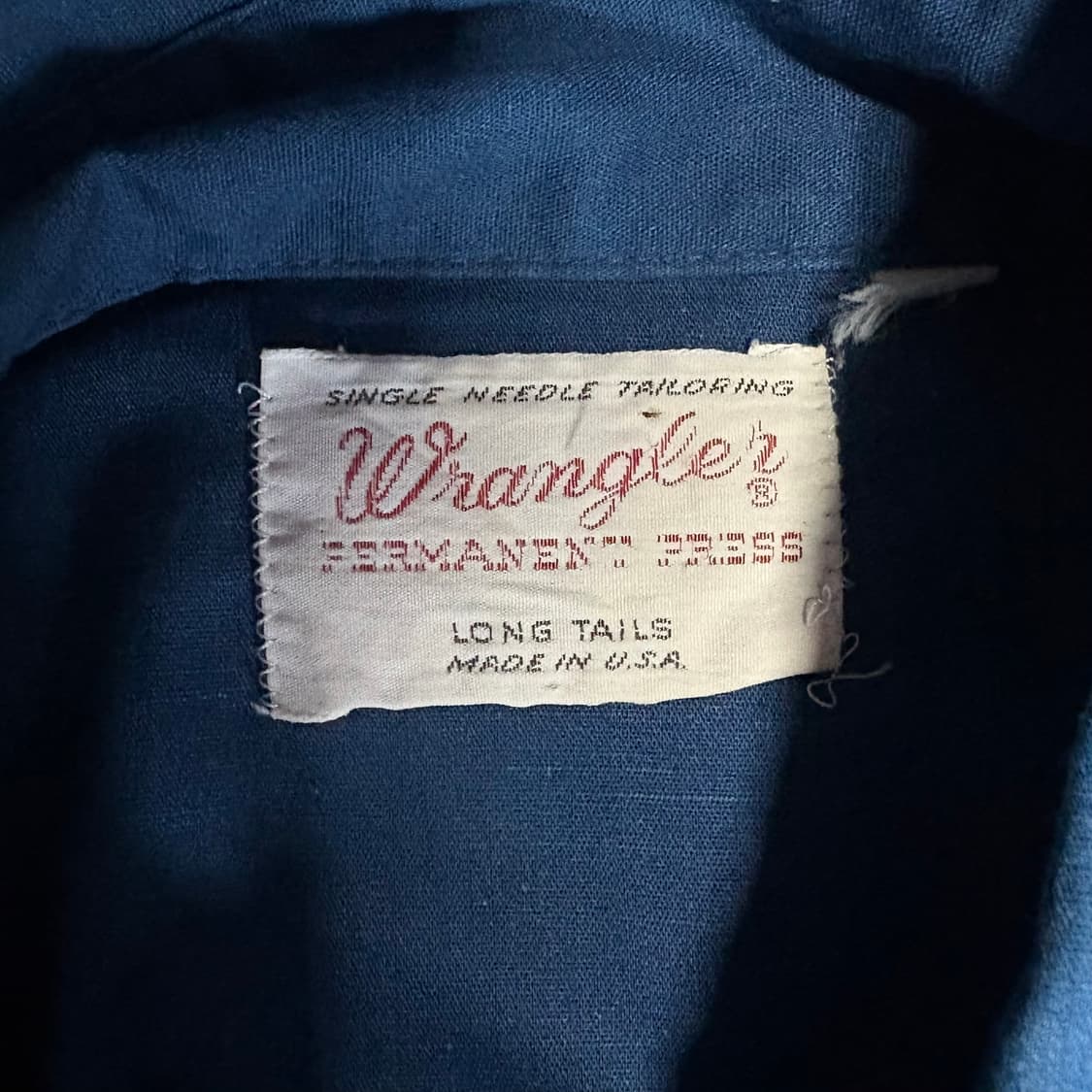 70~80s USA 랭글러 Wrangler 체크 요크 웨스턴 셔츠 상품이미지9