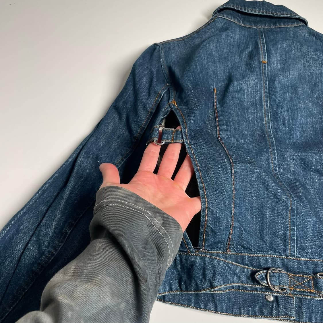 Sportmax 슬릿 데님 자켓 상품이미지7