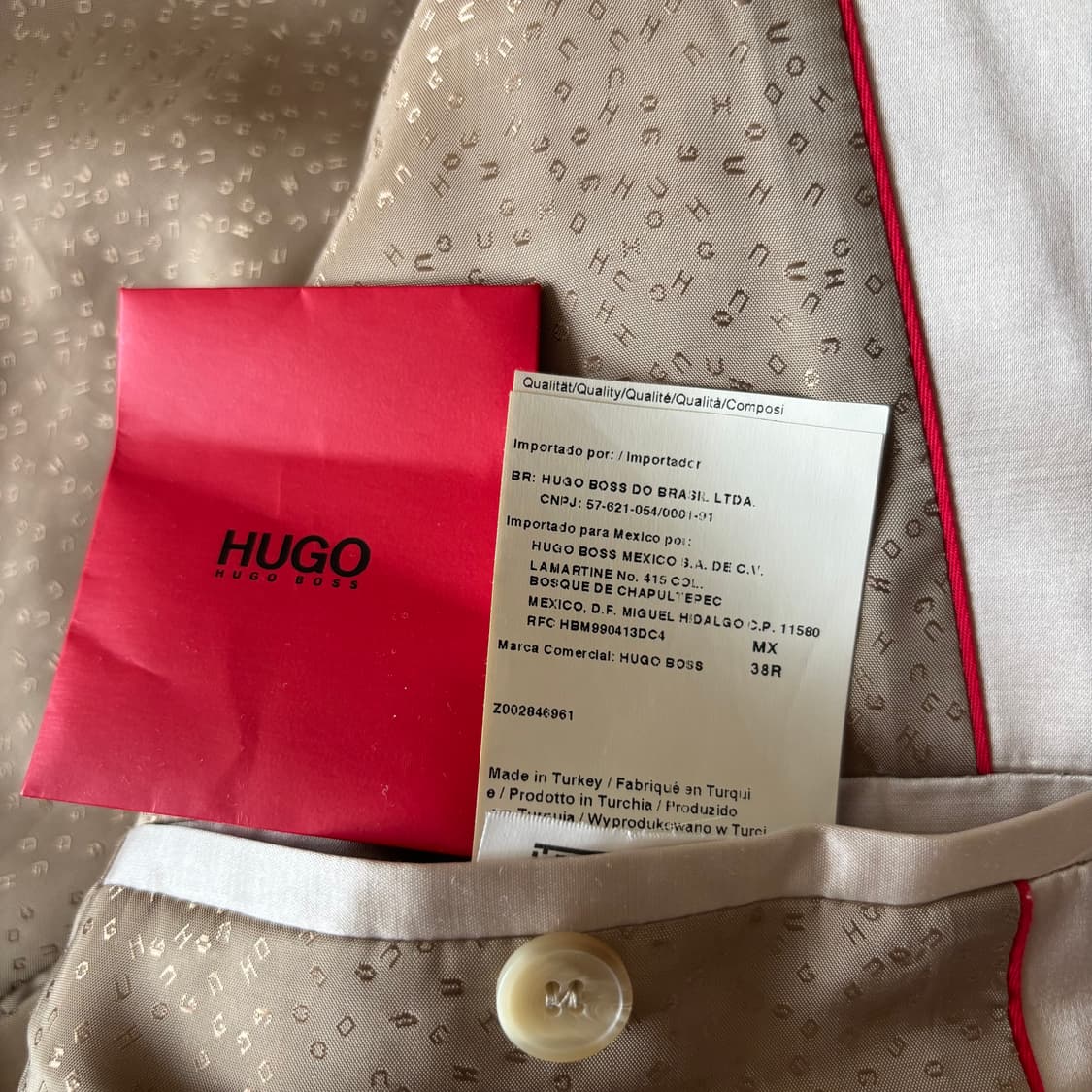 Hugo Boss 휴고보스 베이지 블레이저 US38R 상품이미지9