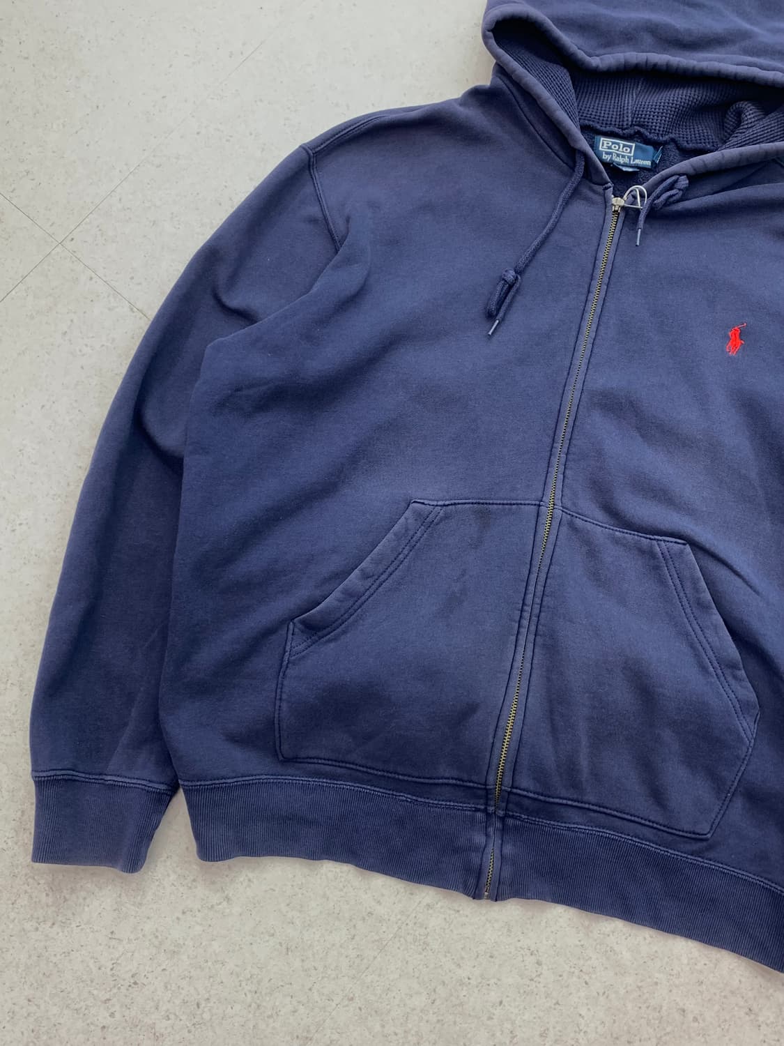 Polo 폴로 네이비 후드집업 상품이미지2