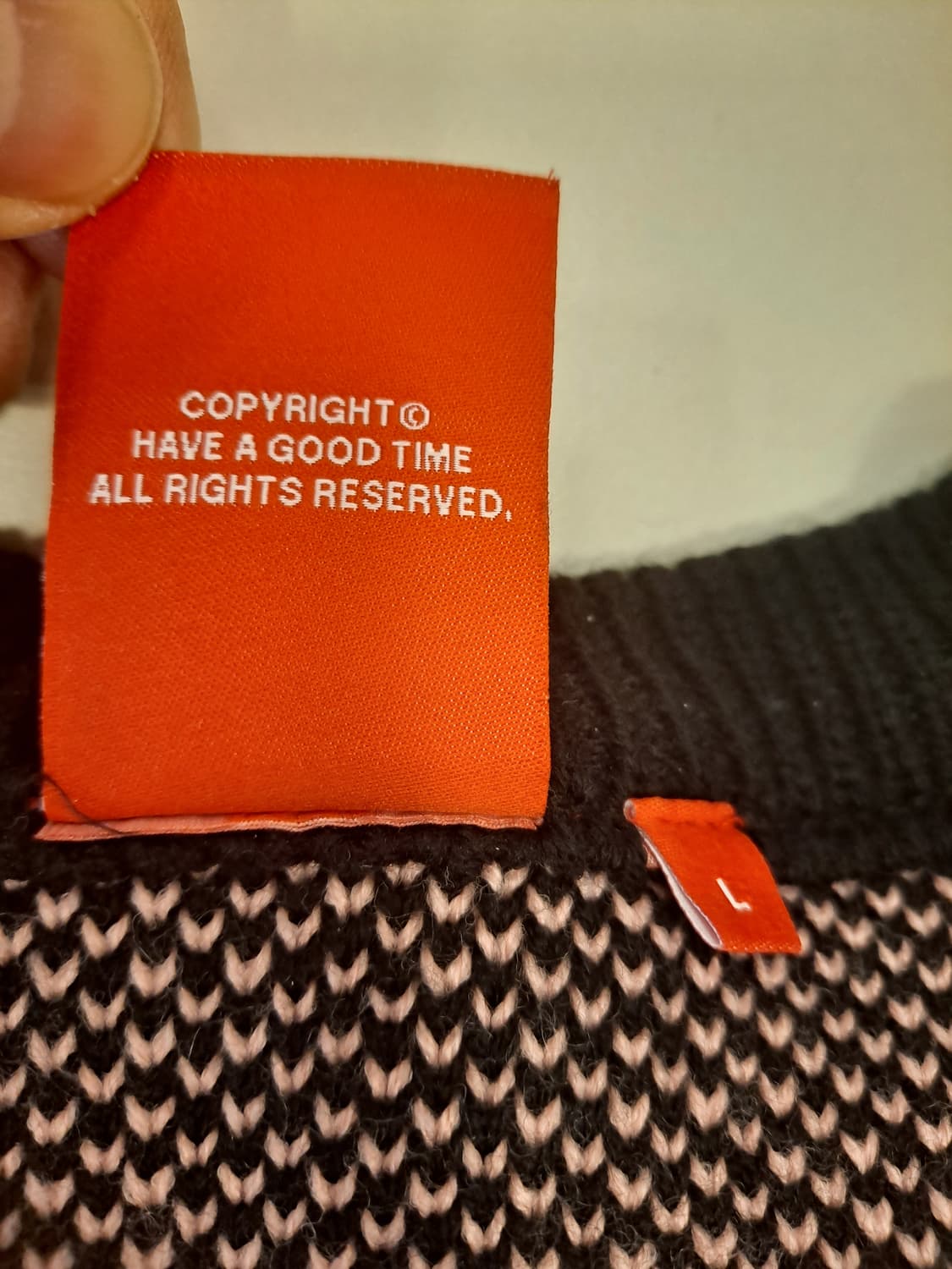 Have a good time 니트 상품이미지1