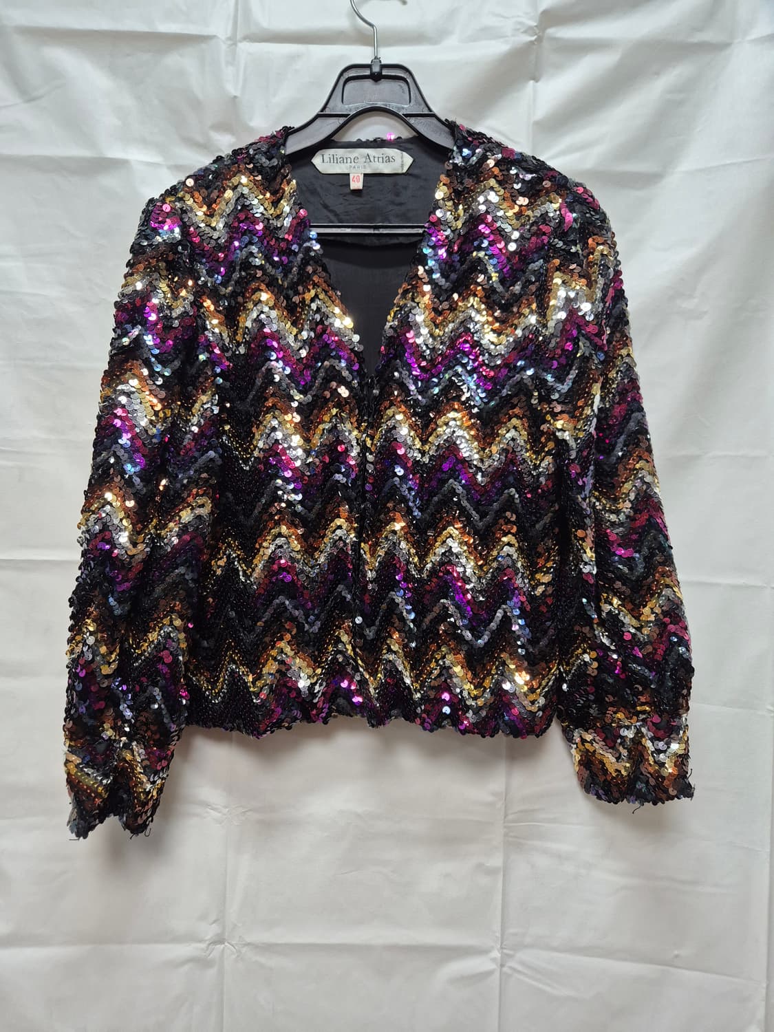 리라인 아타 스펭글 자켓 상품이미지1