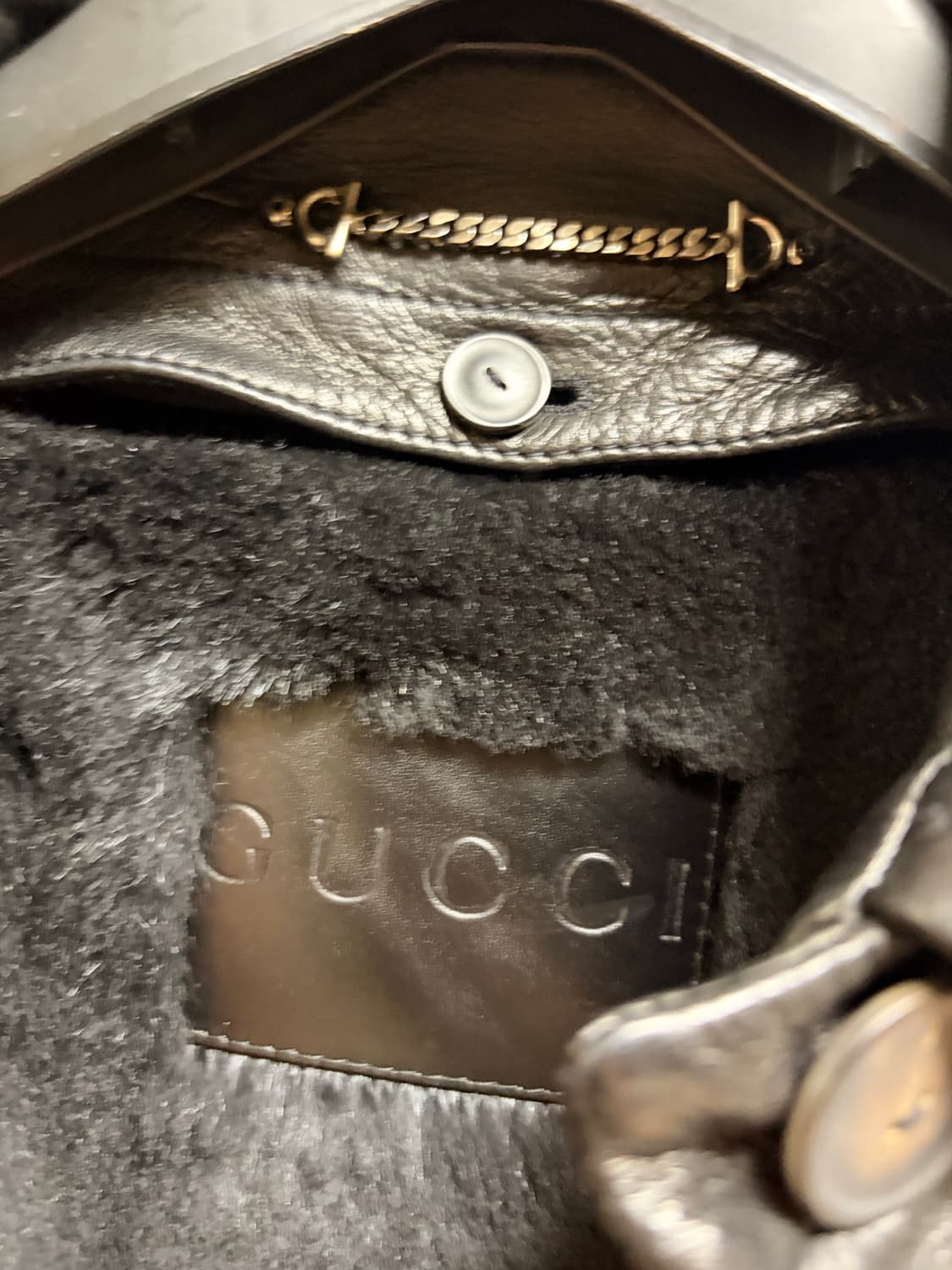 구찌 톰포드 1997aw gucci by tomford 레더 카코트 상품이미지4