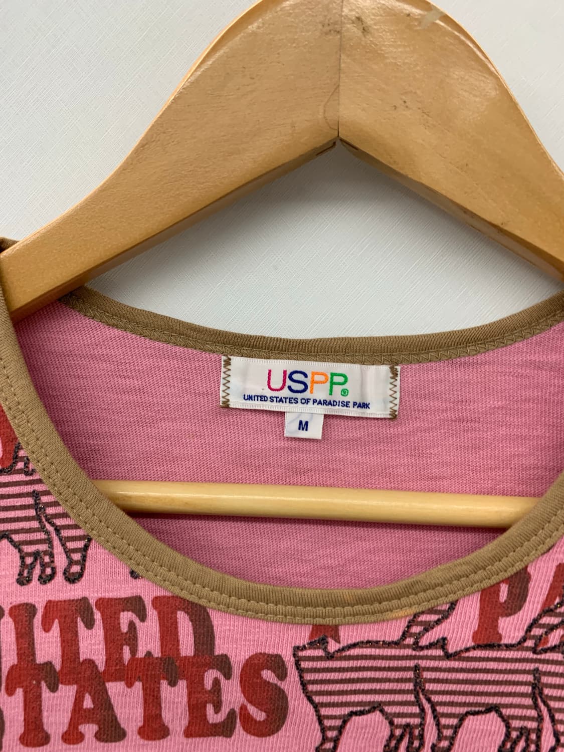 Uspp 핑크 프린팅 롱슬리브 상품이미지5