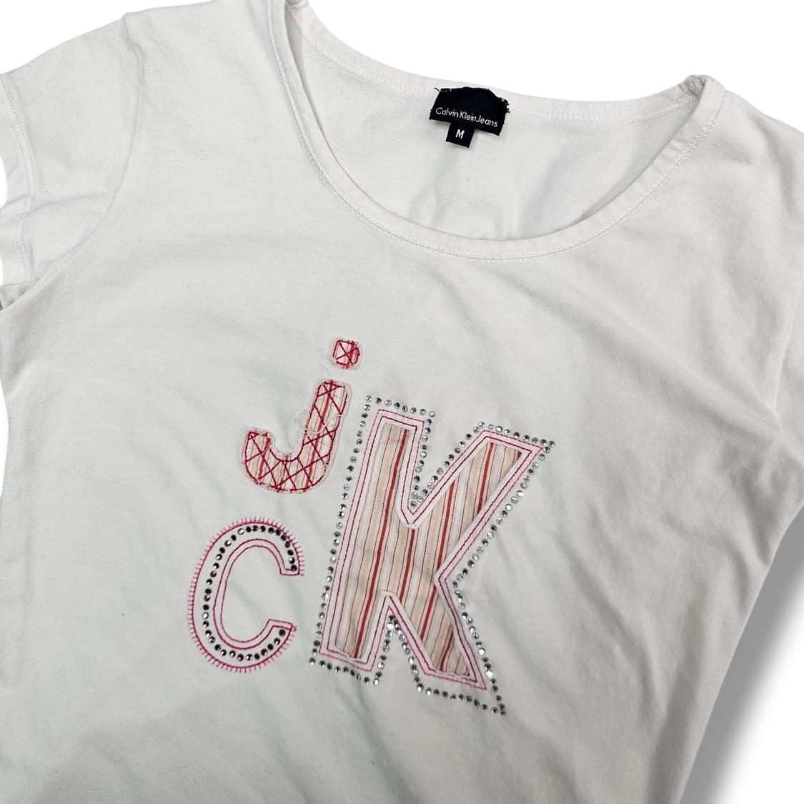 M Calvin Klein 캘빈클라인 아플리케 큐빅 티셔츠 상품이미지4