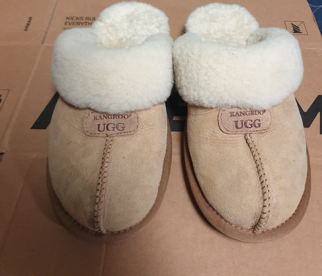 호주 KANGROO UGG 양모 슬리퍼 40 (260) 상품이미지1