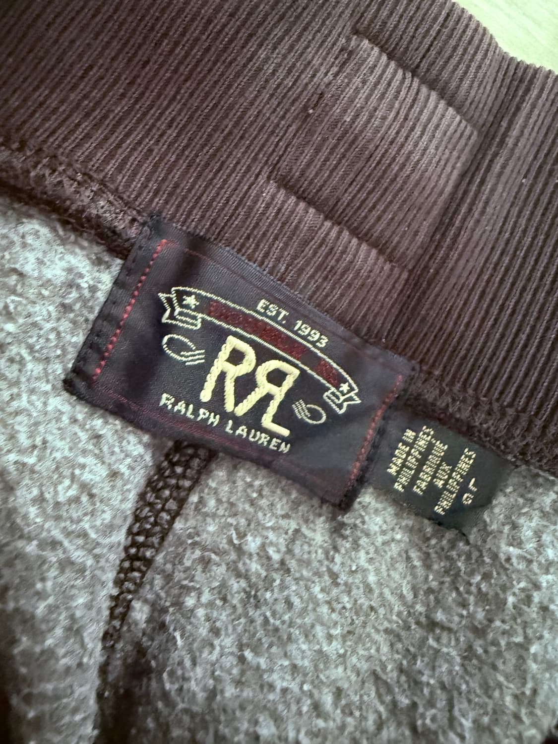 rrl 더블알엘 스웻 팬츠 브라운 L  상품이미지2