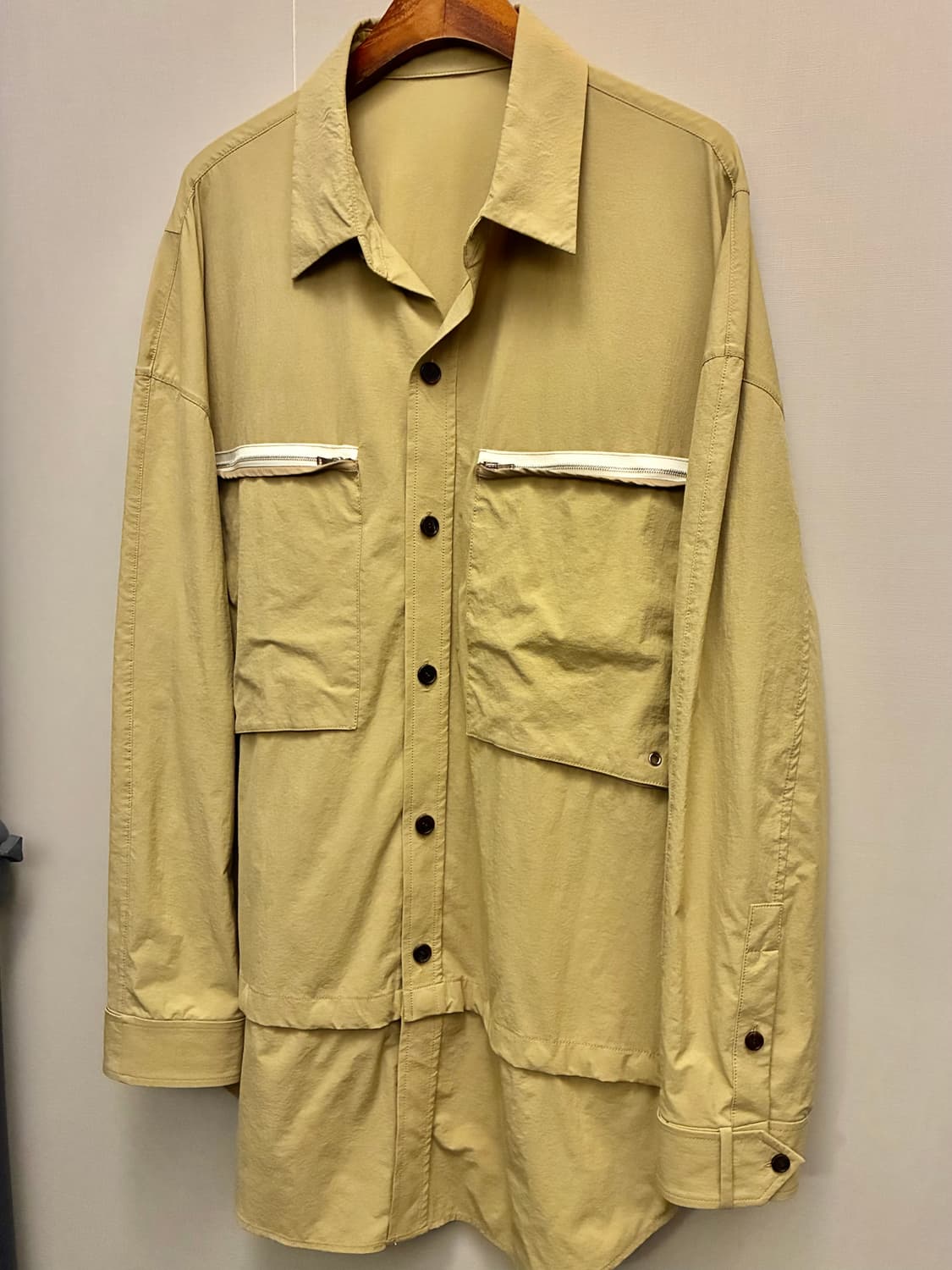 (L~XL)SYSTEM 시스템옴므 디테쳐블 오버 셔츠 자켓 상품이미지4