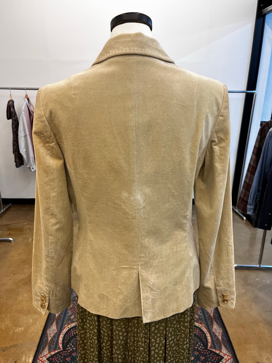 버버리 코튼 벨벳 블레이저 상품이미지5