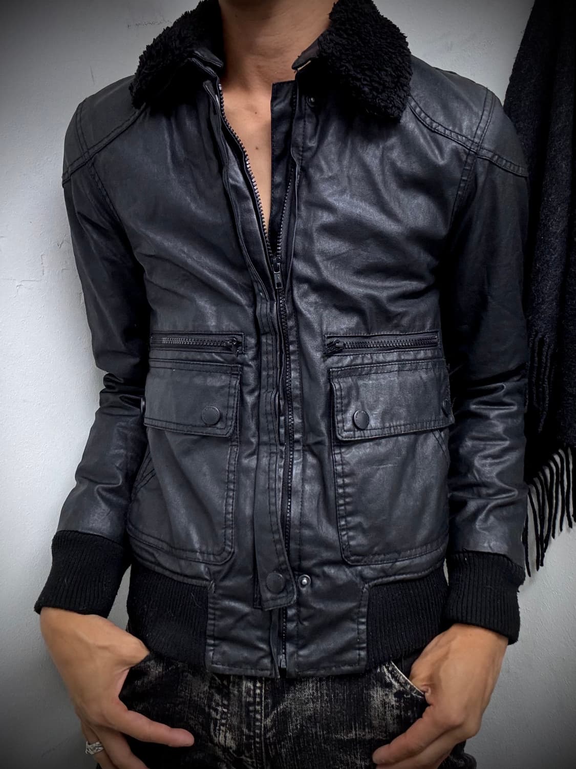 Opium Fur Trimming Gimmick Padded Jacket 상품이미지6