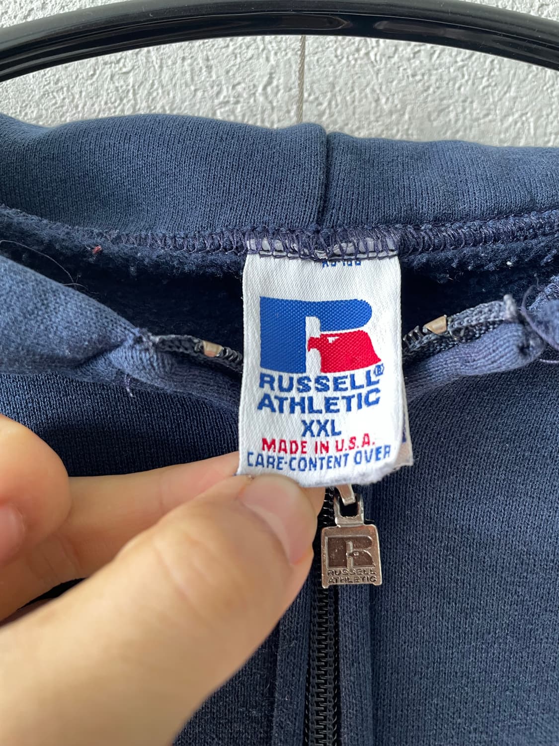 90s USA russell athletic hoodie zip 러셀 상품이미지2