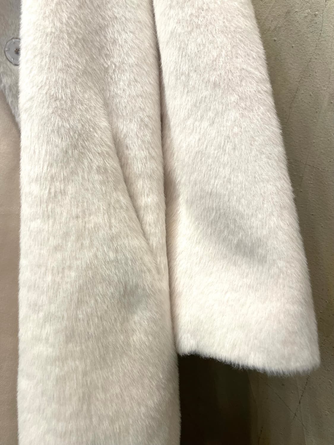 100% 알파카 롱코트 55~66 상품이미지3