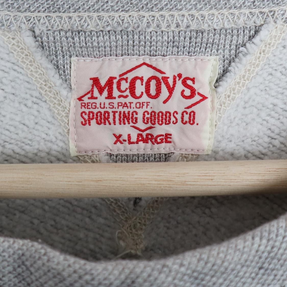 리얼맥코이 그레이 스웻셔츠 상품이미지5