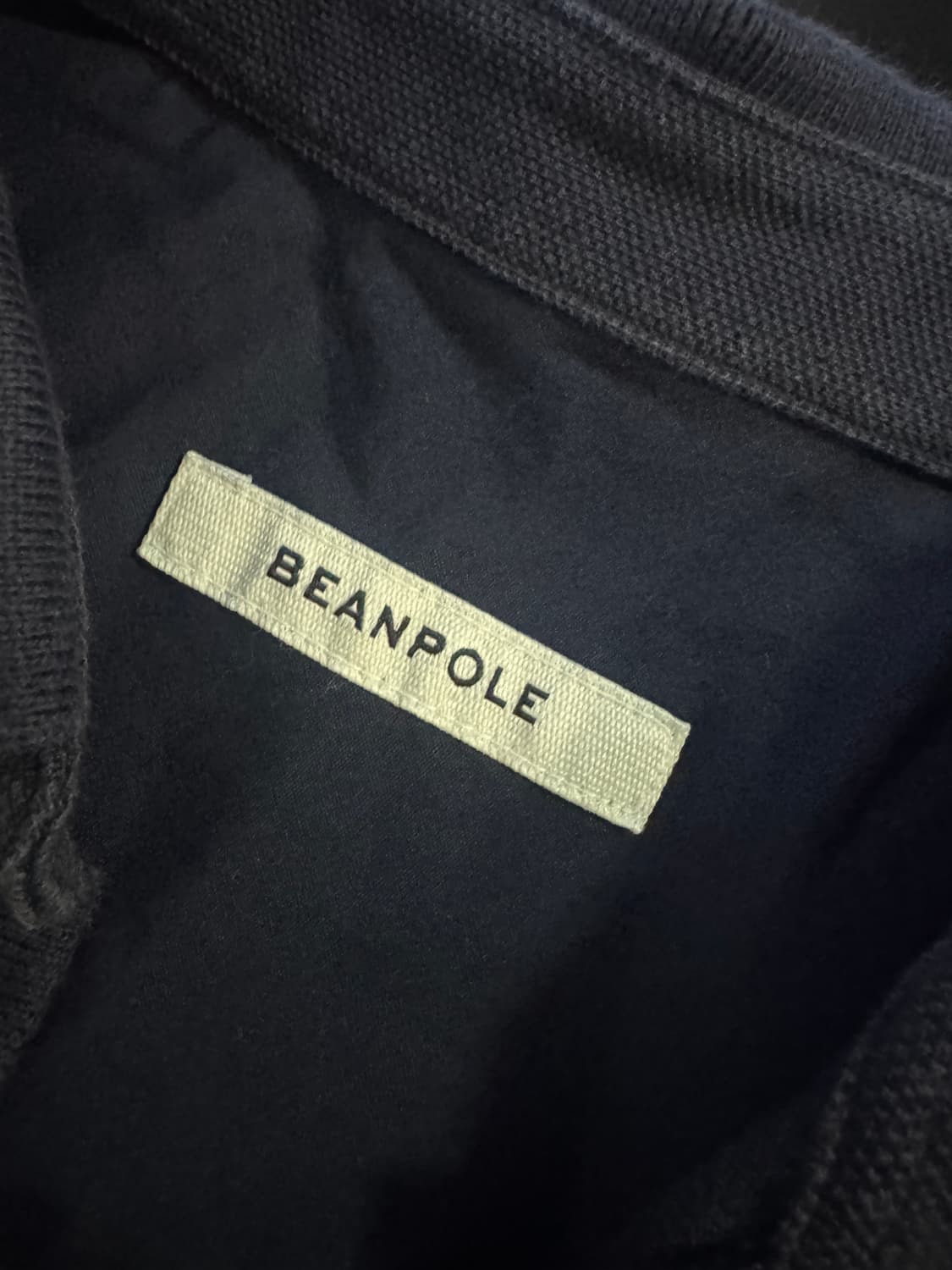 여성 빈폴 레이디스 pk 반팔 카라 원피스 44 네이비 상품이미지3