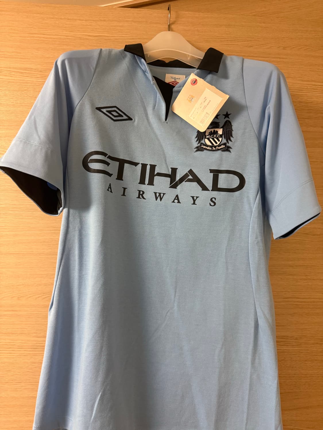 맨시티 맨체스터 시티 엄브로 11/12 홈 레플리카 빈티지 축구 유니폼 상품이미지1