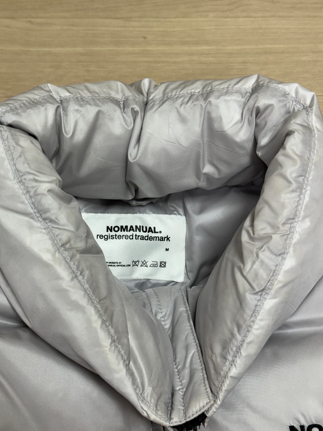 (M) 노매뉴얼 스카디 덕다운 글로시 그레이 상품이미지5