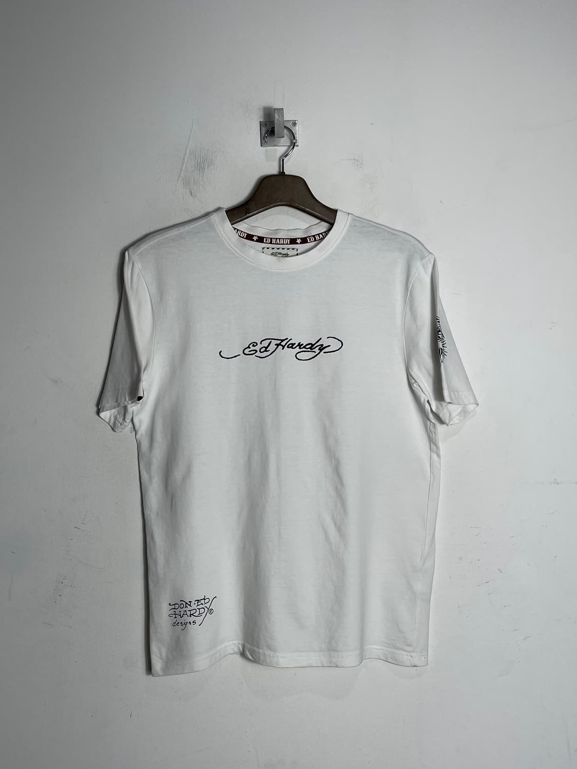 (Ed Hardy) 에드하디 화이트 반팔 티셔츠 상품이미지1