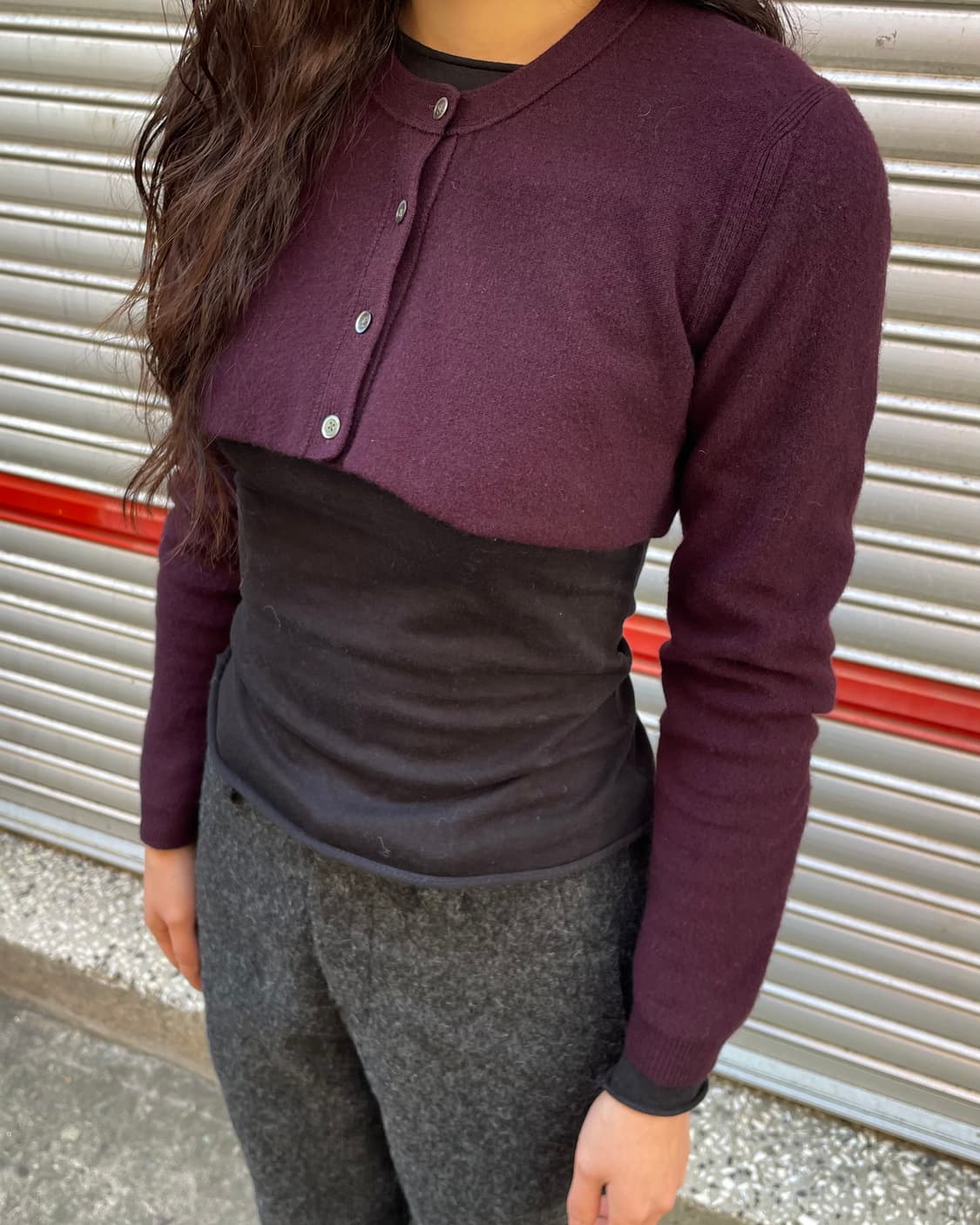 DKNY 퍼플 볼레로 상품이미지1