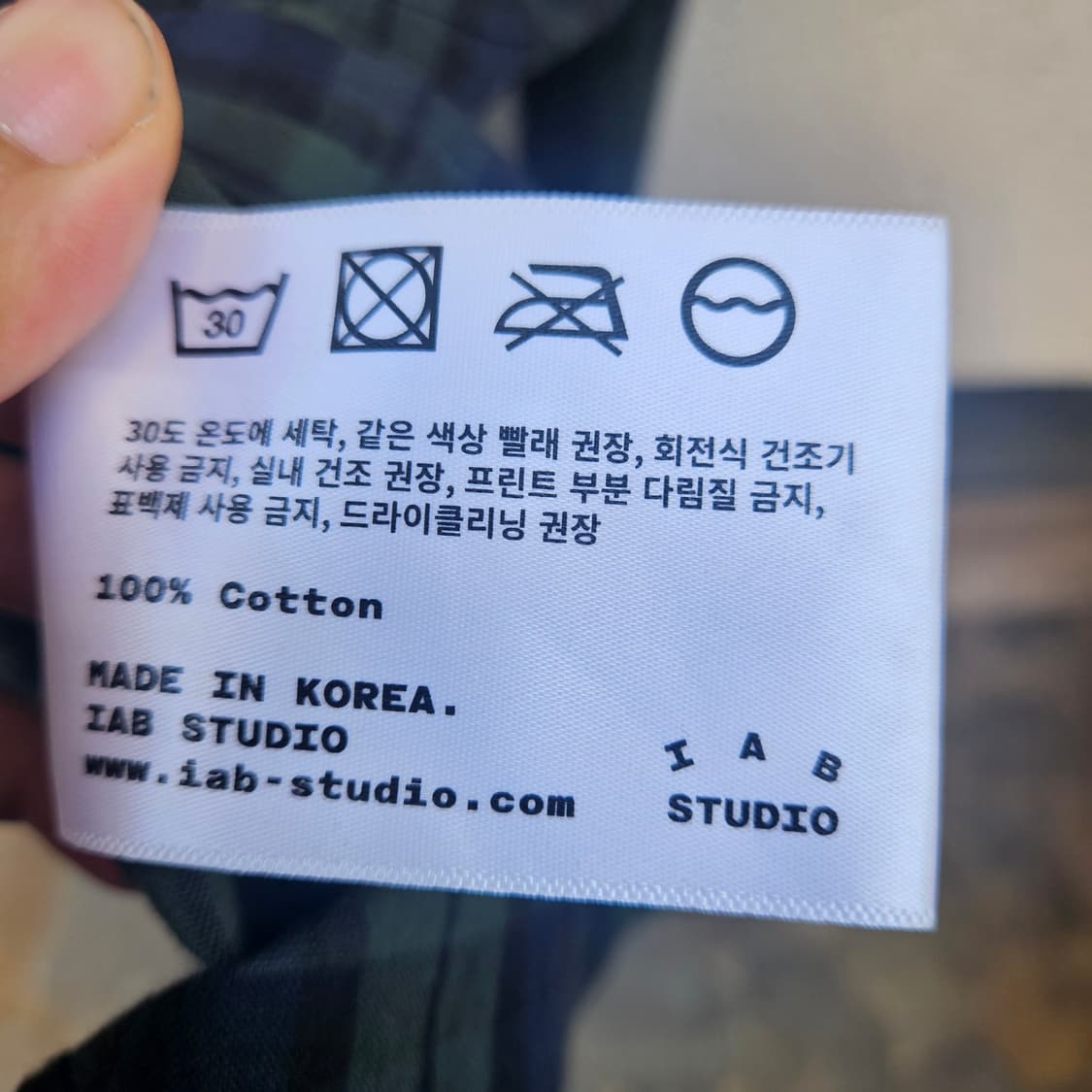 아이앱스튜디오 체크 셔츠  상품이미지4