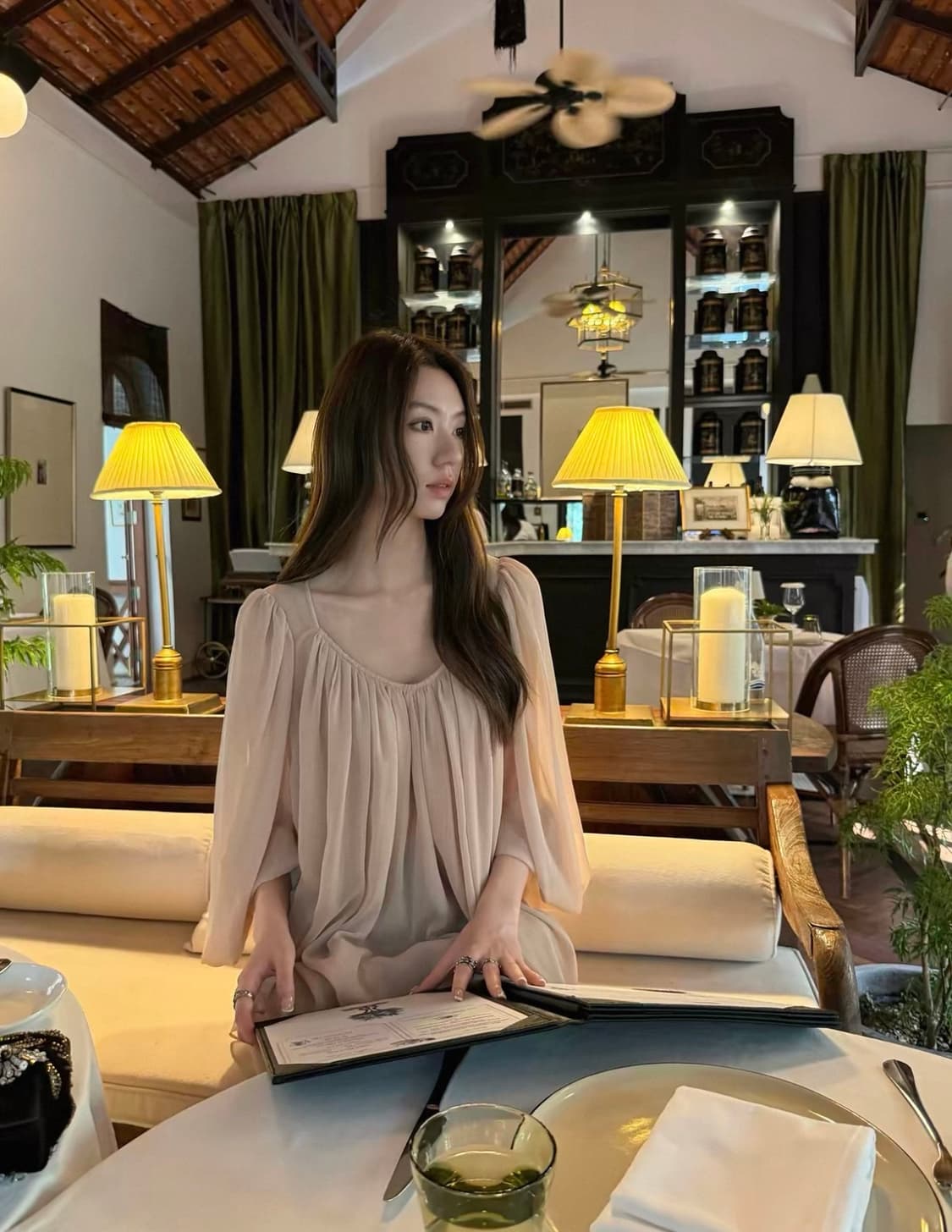 피치 쉬폰 블라우스  상품이미지2